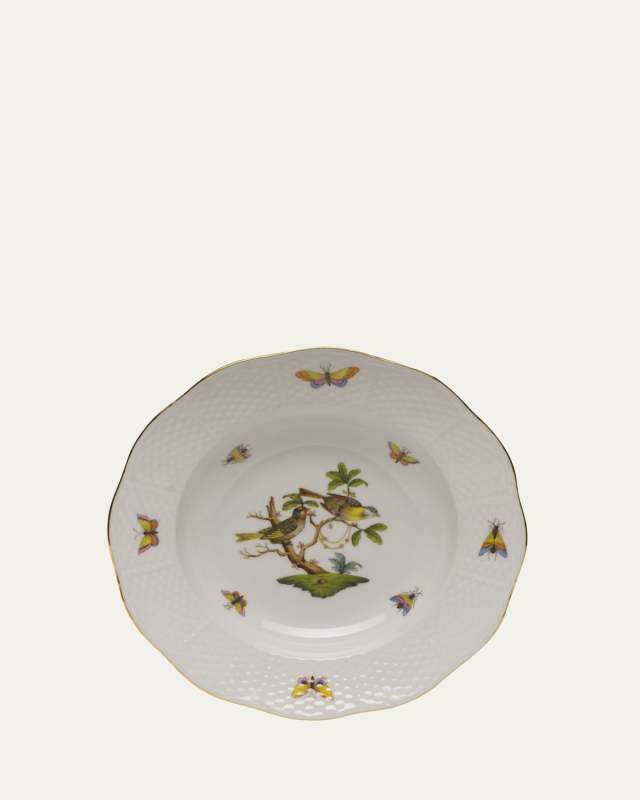 Rothschild Bird Motif 11 Rim Soup Plate